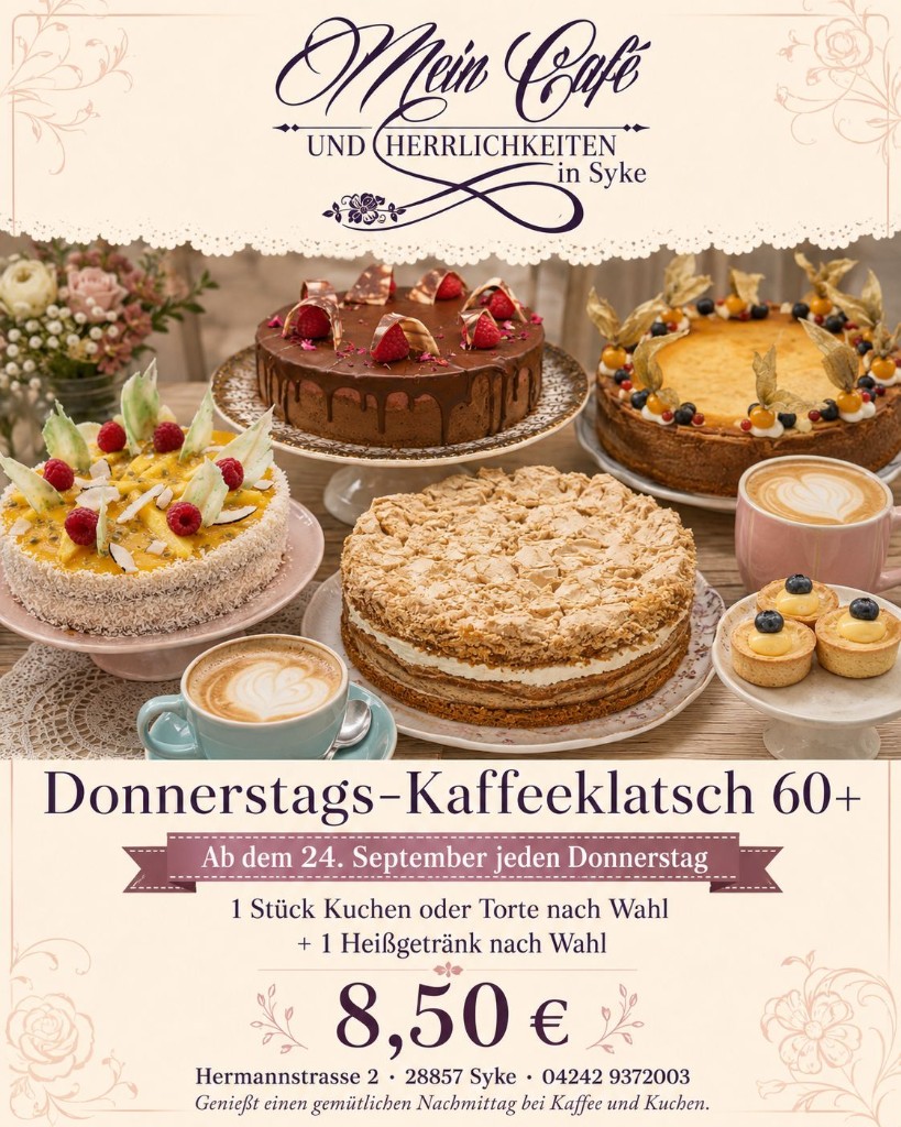 Donnerstags-Kaffeeklatsch 60+